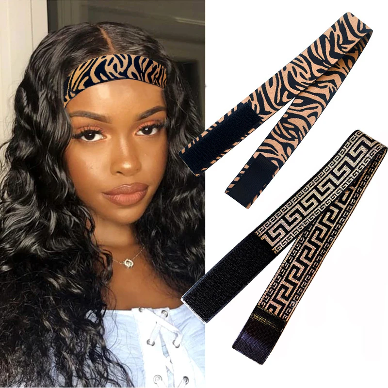 1Pcs /3pcs Wig Band  For Wig Hairs With MagicTape Headband Edge Laying Scarf Edge Wraps For Fixed Lace Wigs Elastic Headband