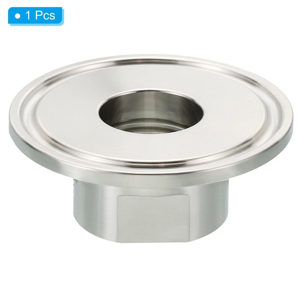 

1 шт. 1,5 дюйма TC Tri Clamps адаптер фитинги Tri-Clover до 1/2 дюйма FeMale 50,5 мм пневматический гидравлический разъем для соединительного шланга