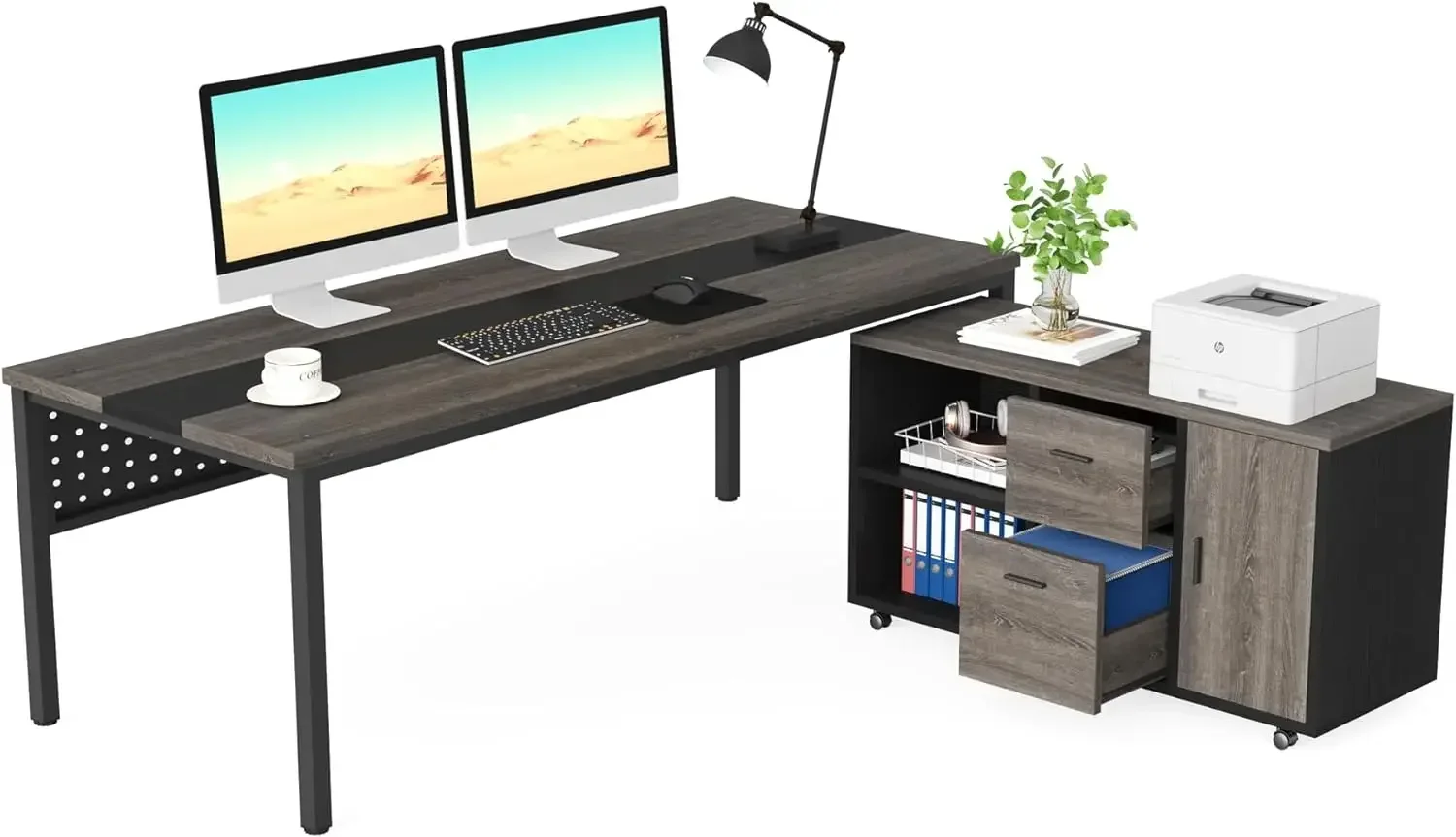 Large Executive Office Desk and 47