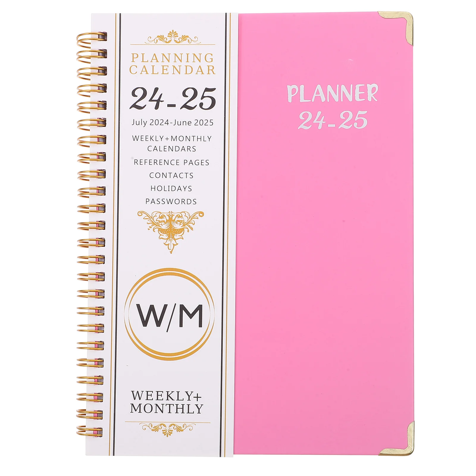 

Metal Coil Notebook Diary Books for Work Agenda Academic Office Notepad Iron Taking