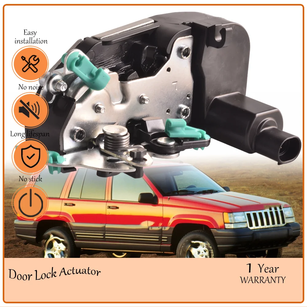 Rear Left Door Latch Actuator,Fit 1993-1998 Jeep Grand Cherokee,oem DLA609,931678,4773639,4798917,55074805,DLA609,931678,4773639