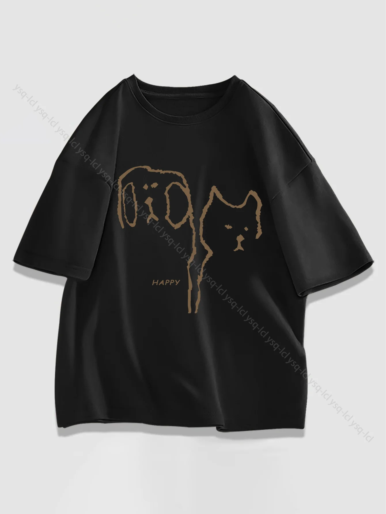 

Мужская футболка из чистого хлопка с принтом собаки, детская футболка с короткими рукавами и круглым вырезом, мужские и женские футболки для серфинга и пляжа