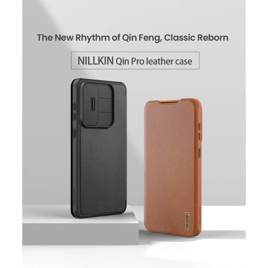 Nillkin Flip QIN Pro Leather For Samsung Galaxy S25 Edge S24 FE