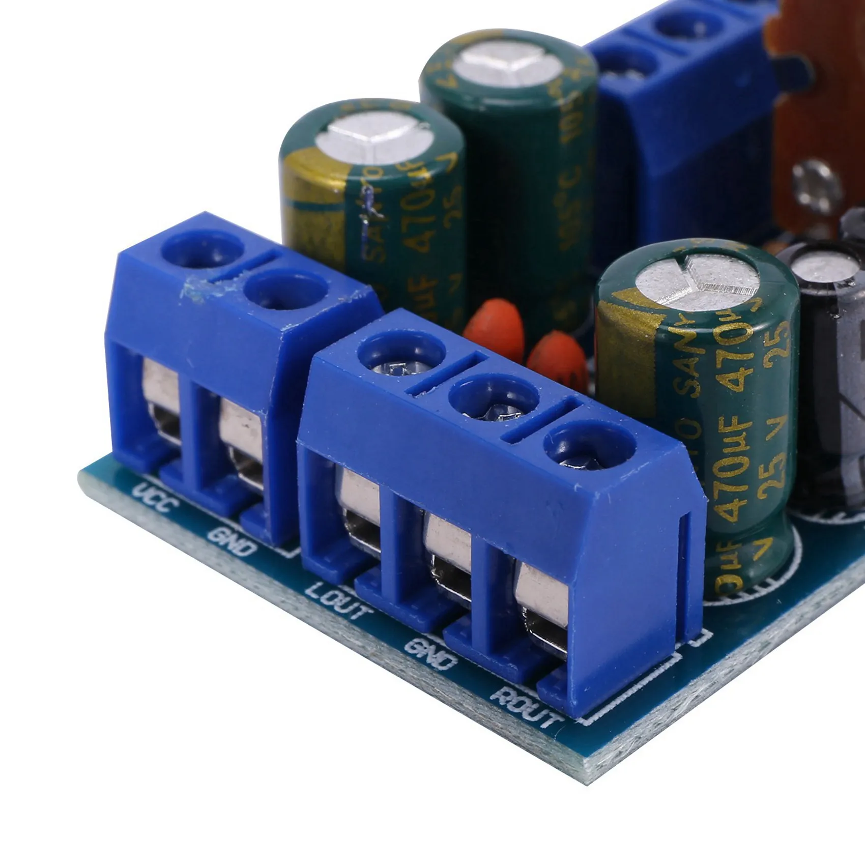 FULL-2X TDA2822 TDA2822M ミニ 2.0 チャンネル 2X1W ステレオオーディオパワーアンプボード DC 5V 12V 車のボリュームコントロールポテンショメータ