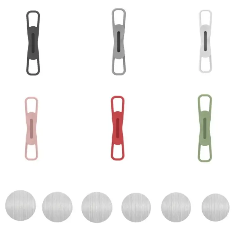 

Новые магнитные многофункциональные силиконовые регулируемые подставки для ручек (2/3/6 шт.) для офиса, органайзер для аксессуаров, фиксаторы для планшетов и стилусов