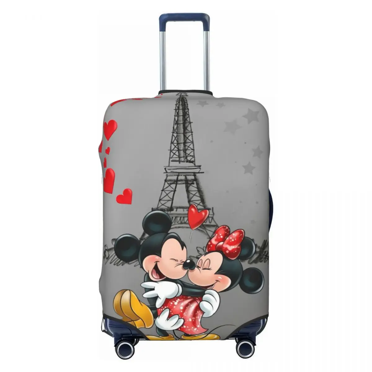 

Эластичный защитный чехол для чемодана с изображением Микки Мауса, подходит для чемоданов 18-32 дюймов.