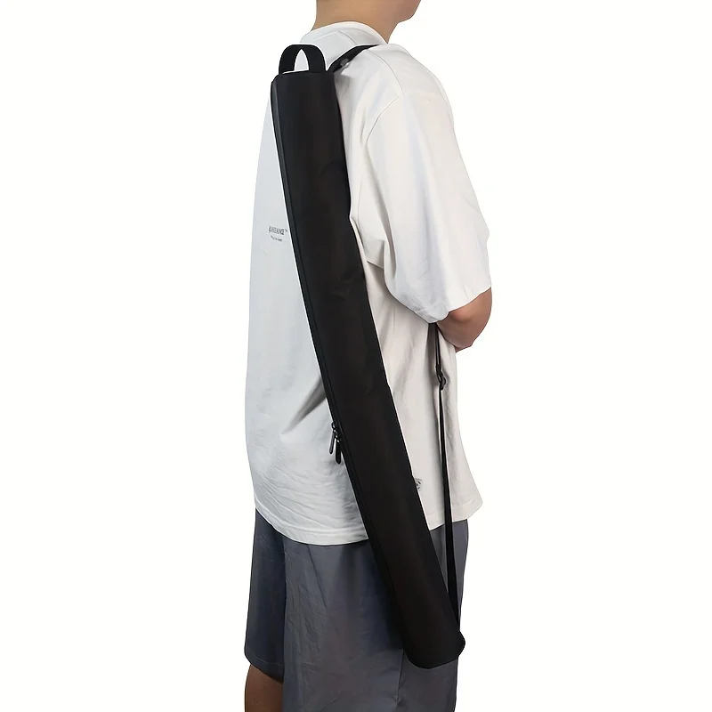 Black Insulated Golf Drink Carrier Beer Cooler Sleeve with Oxford Cloth Protects and Chills Drinks During Travel