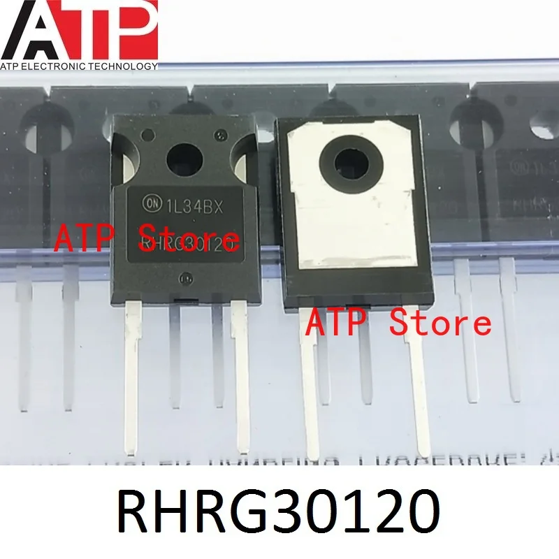 10 PZ/LOTTO 100% Nuovo Originale RHRG30120 TO-247-2 Raddrizzatori Diodo di Commutazione 1200 V 30A 2-Pin