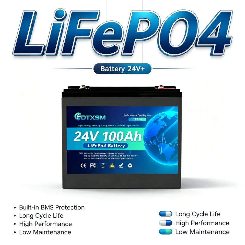 Eco-Worthy LiFePO4 Battery 24V 120Ah for Renogy 24120, ECO-WORTHY 24V, Deep Cycle Storage Battery for Emergency Power Supply