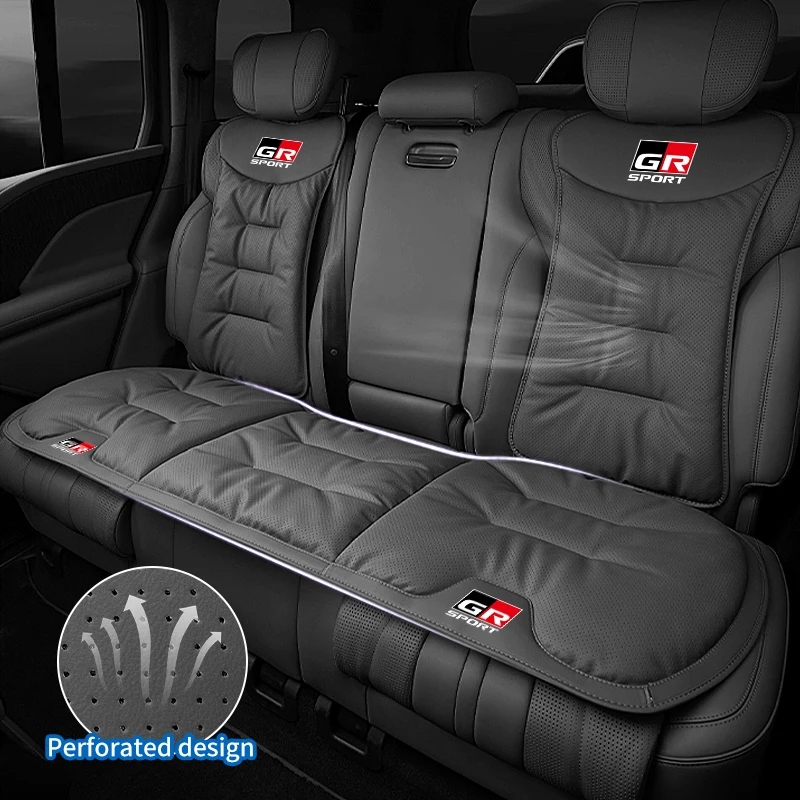

Car Velvet Cushion Leather Backrest Waist Pad Protector Cover Accessories For Toyota Yaris Corolla Prius Auris CHR Land Cruiser