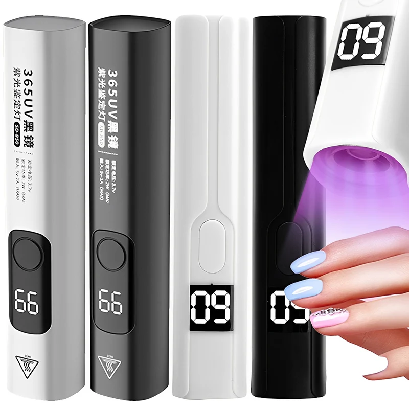 

365nm Mini UV Led Blacklight Flashlight Usb Rechargeable Nail lamp Pet Stain Leakage Marker Ore Money Scorpion Detection lights