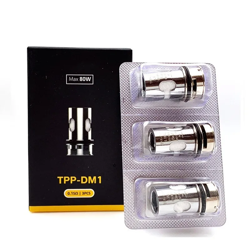 Przeciągnij cewkę 3 TPP DM1 0,15 ohm DM2 0,2 ohm Aply dla DRAG 3 Drag X Plus Drag S X Pro Vape zestaw elektroniczny papieros Smok Atomizer Core