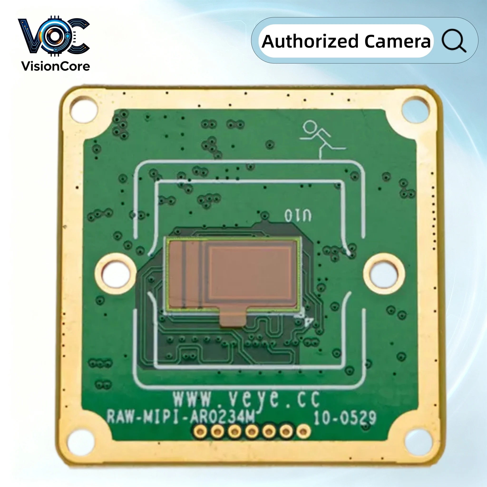 VEYE 2MP Global Shutter Machine Vision MIPI CSI-2 Camera, RAW-MIPI-AR0234M  for All Raspberry Pi and Jetson NX and Nano