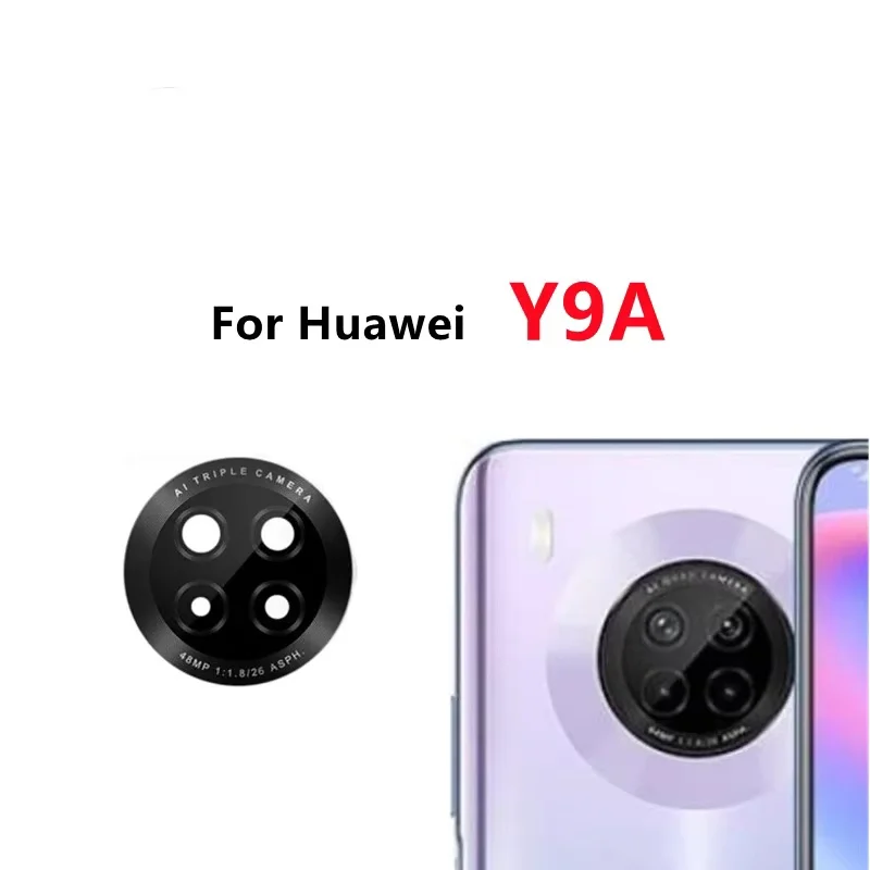 For Huawei Y7A Y9A Y9S Y5P Y6P Y7P Y8P/Y9 2019/Y9 Prime 2019 Rear Back Camera Glass Lens Cover with Adhesive Sticker image 6