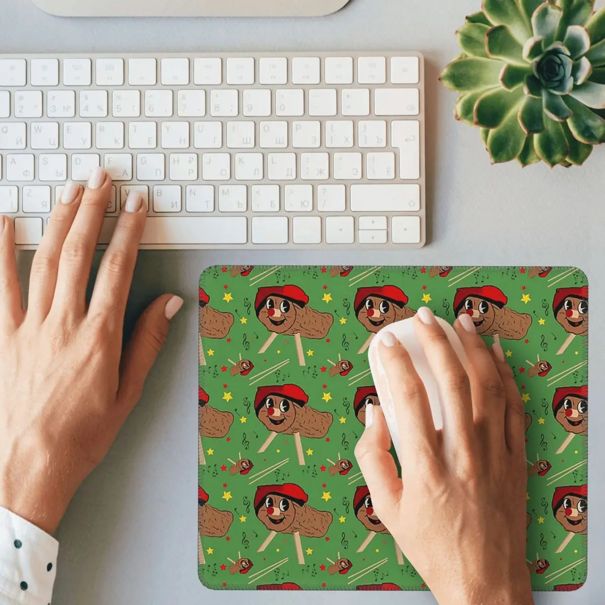 Caga Tio رائعتين كاتالونية عيد الميلاد التبرز سجل ماوس الوسادة الكمبيوتر لوحة المفاتيح ماوس حصيرة ألعاب مكتب للحاسوب شخصي حصيرة طاولة مكتبية الحصير #3