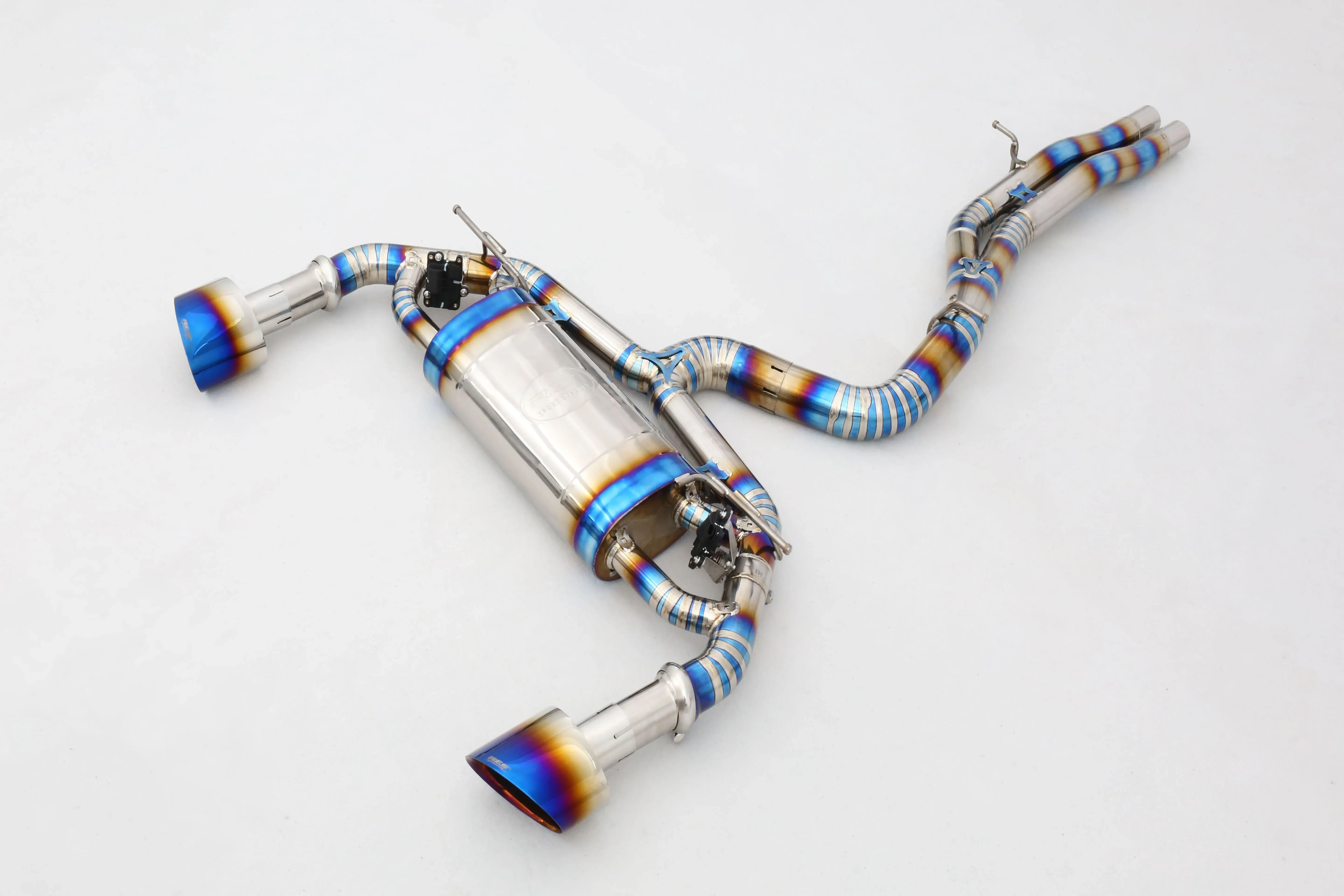 Factory Customizable 2.5T EA855 304 Stainless Steel/Titanium Valved Exhaust System for