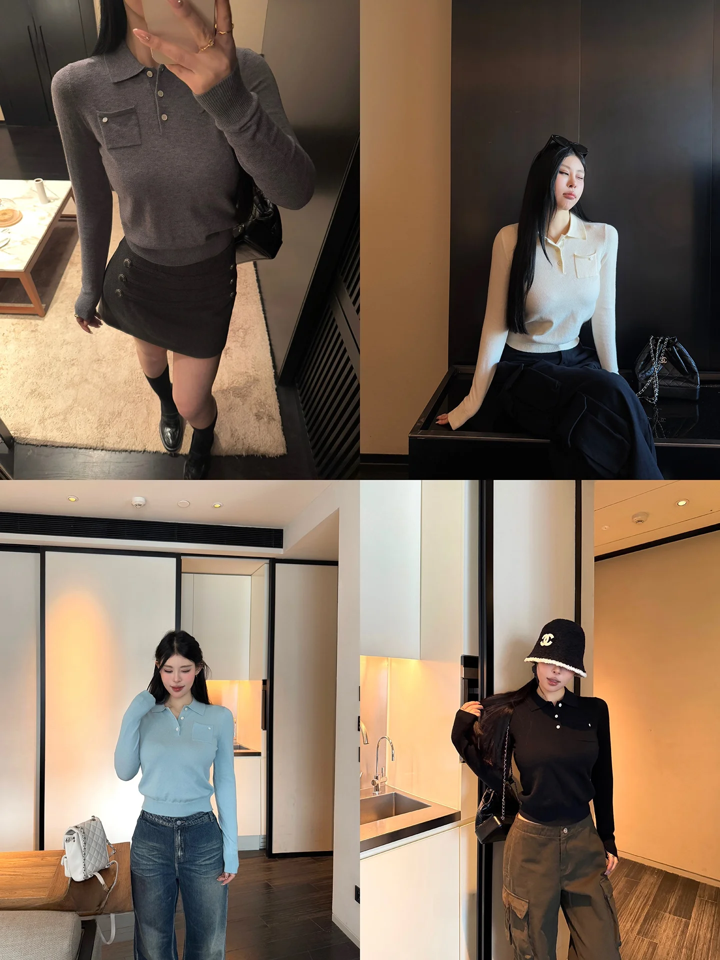 

Весна 2026: Женский трикотажный топ Kaga Genpu с длинным рукавом, приталенный, повседневный, с эффектом утяжки на талии, универсальный