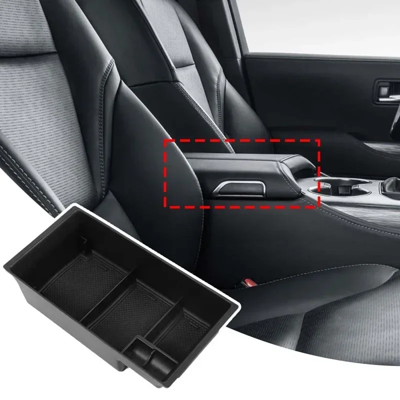 For Toyota Land Cruiser LC200 J200 J300 LC300 2008-2024 Car Organizer Tray Interior Center Console Storage Armrest Box Holder