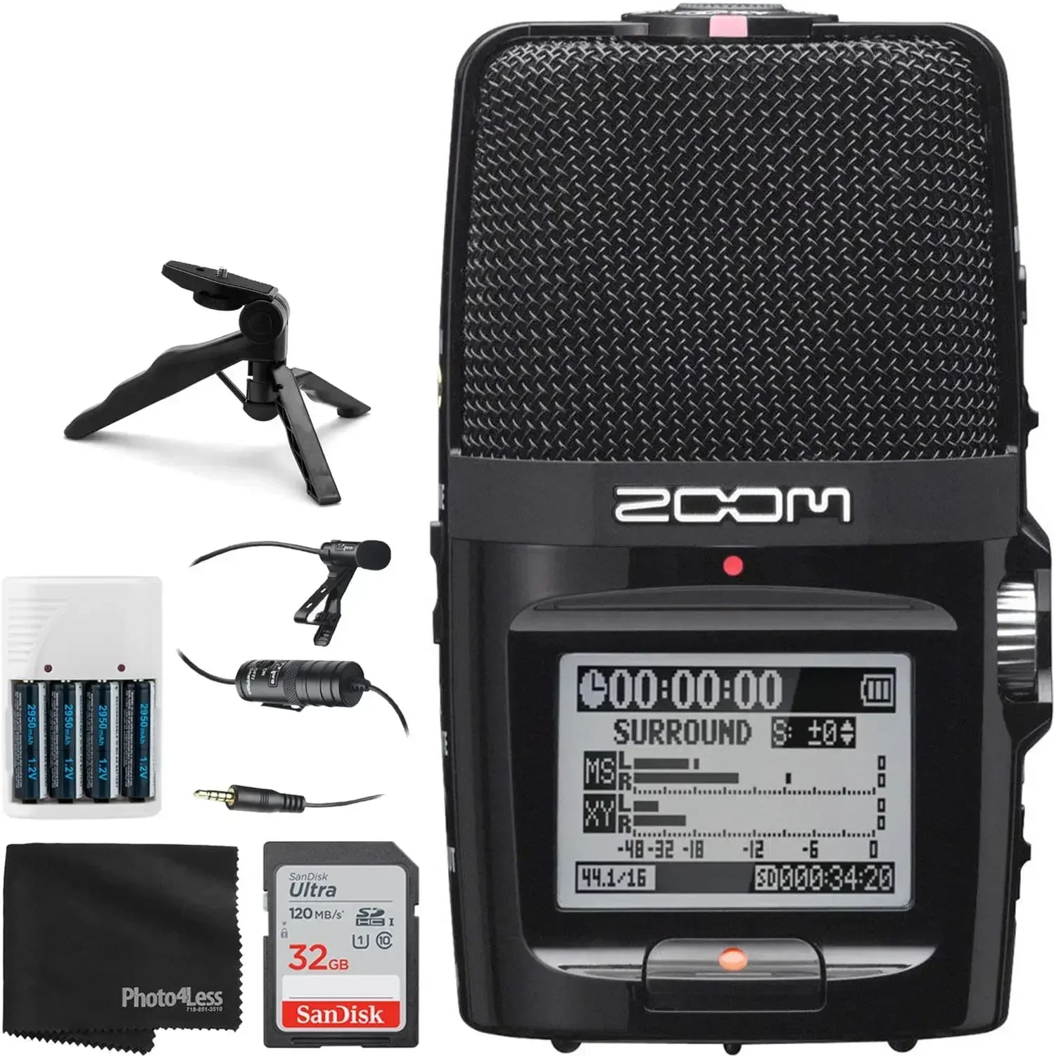 Summer discount of 50% Zoom H2n 2-Input / 4-Track Portable Handy Recorder