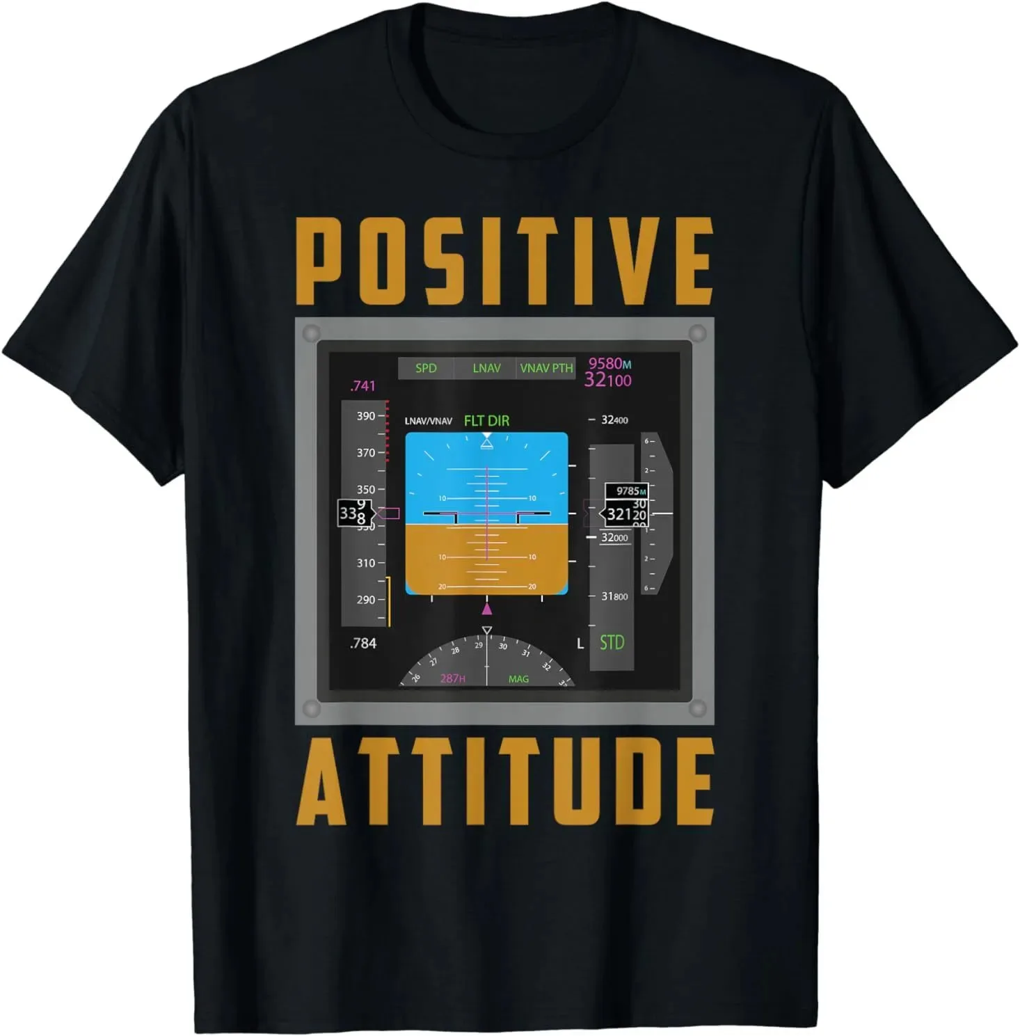 Cool Positive Attitude Pilot Design Gift Idea Premium T-Shirt