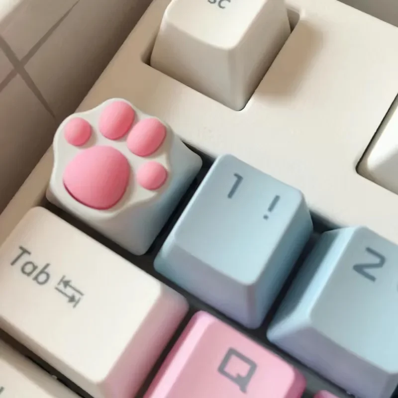 Pokémon Legierung Silikon Katze Klaue Tastenkappe Weiche Gummi Simulation Touch Nette Katze Klaue Mechanische Tastatur Tastenkappe Kreative Geschenke