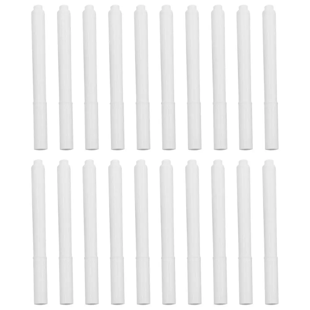 

20 шт. белых жидких меловых маркеров на водной основе, стираемые, для белых досок, стеклянных окон, меловых табличек, маркеры для сухого стирания, тонкий наконечник