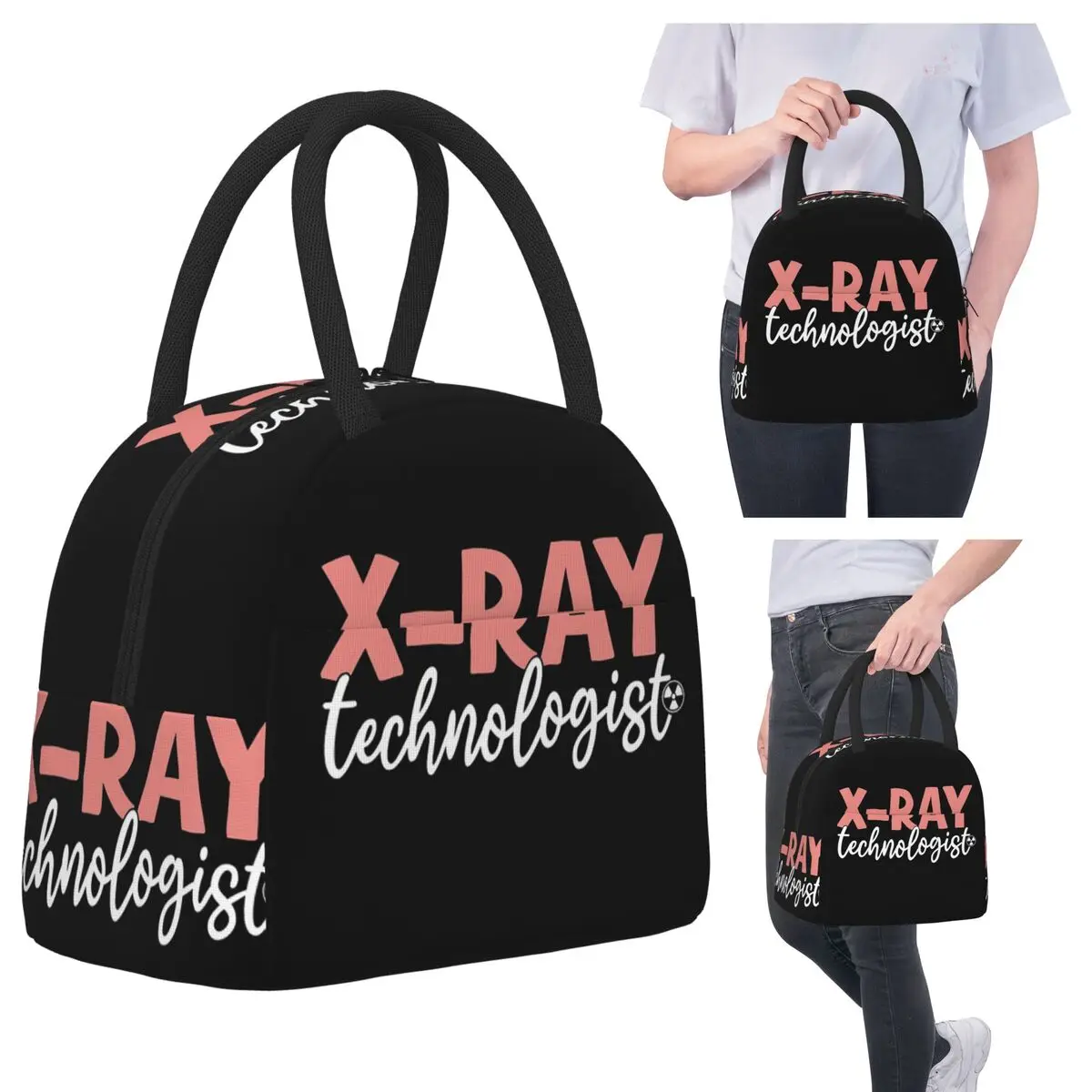 

X Ray Technologist - изолированная сумка для обеда с отделкой радиологии для женщин, термосумка для еды, портативная коробка для завтрака, контейнер
