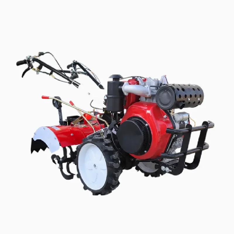 195 type direct connection micro tiller, orchard hard land loosening machine, water and drought dual-purpose rotary tiller