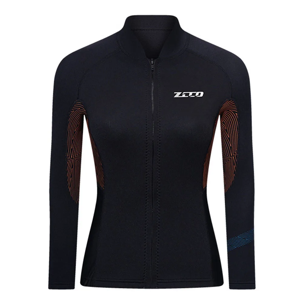1.5MM Neoprene Diving Jacket Wetsuit Men Women Diving Suit Split Surfing Jacket Pants for Snorkeling Scuba Swimming Swimsuit
