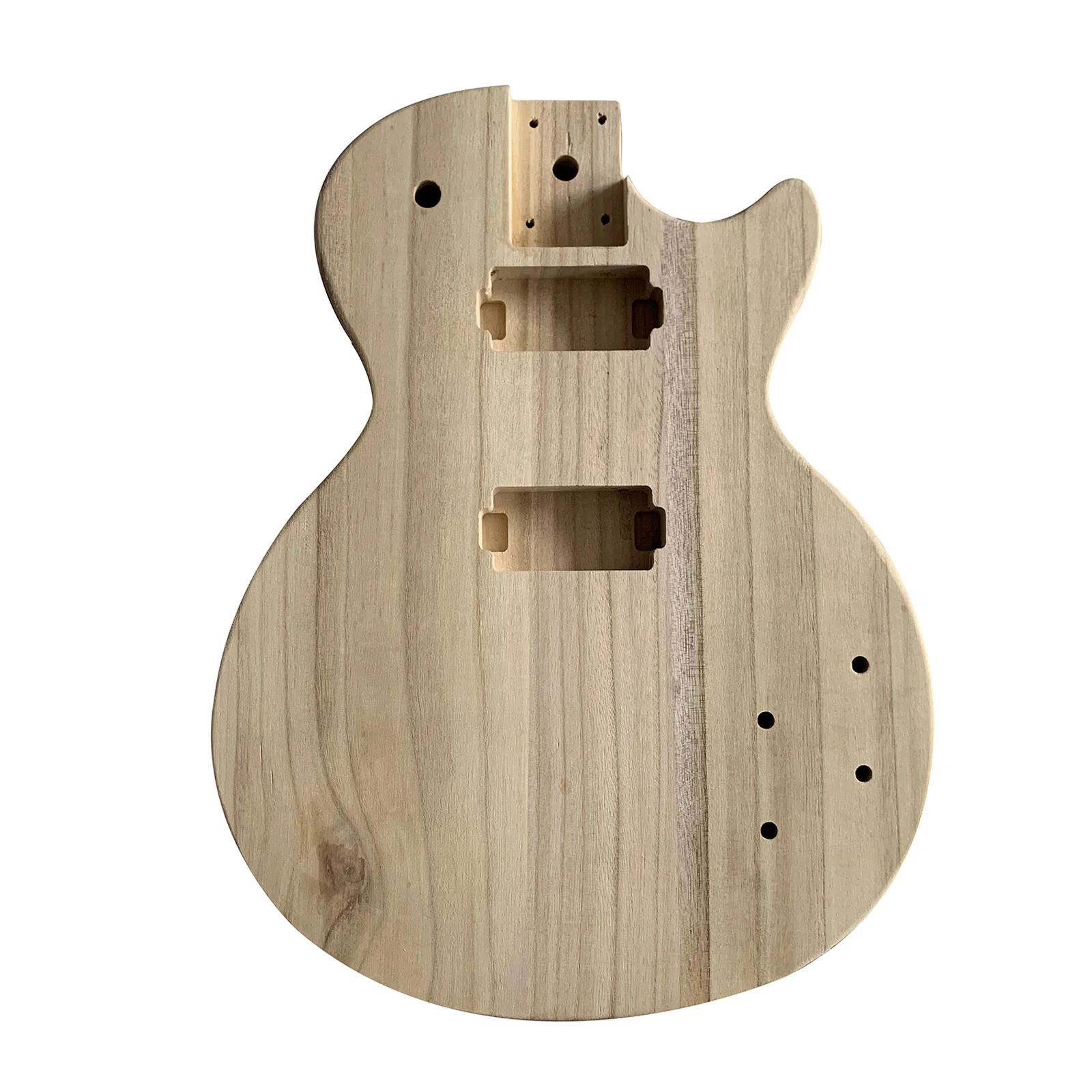 Unfinished Electric Guitar Body Maple Wood Blank Guitar Barrel for LP Style Guitars DIY Parts