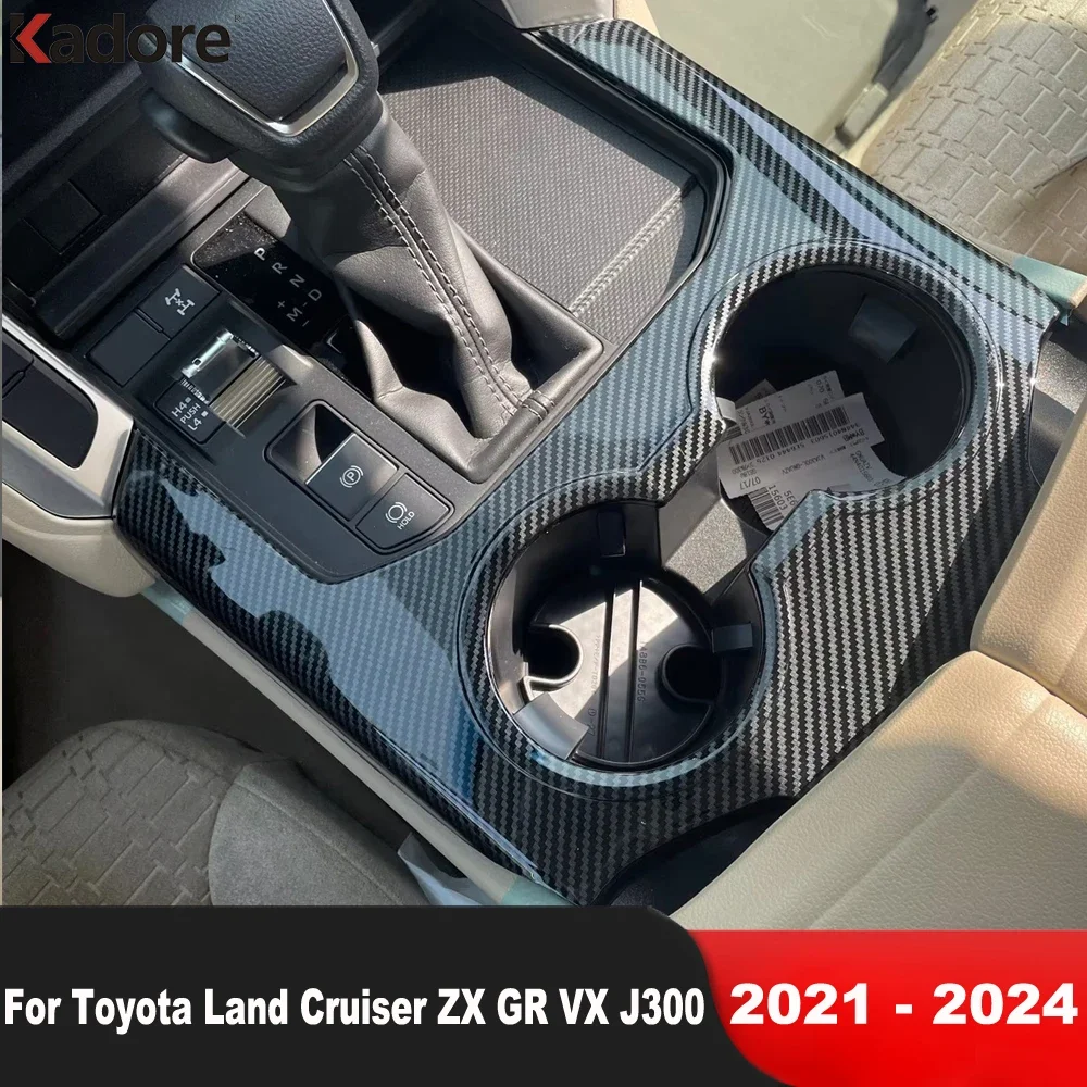 Interior Accessories For Toyota Land Cruiser ZX GR VX J300 2021-2023 2024 Car Center Console Gear Shift Box Panel Cover Trim