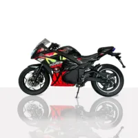 2024 New Ninja High Speed 130km/h Racing Sports Bike 10000W Motor Electric Scooter Customized Battery Capacity