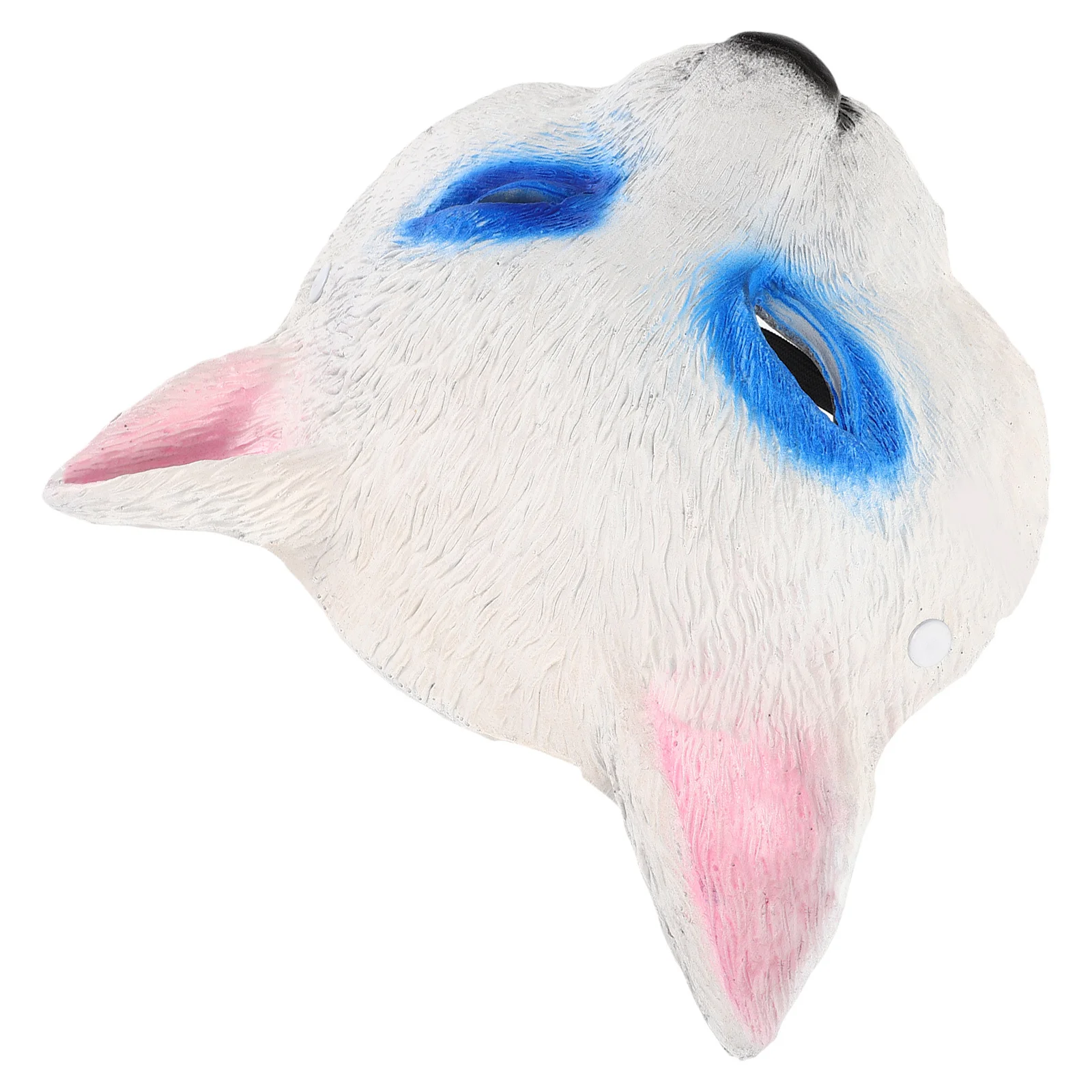 

Cat Halloween Mask Half Face Animal Masquerade Mask Cosplay Costume Dress Up Party Accessories Novelty Realistic Cat Face