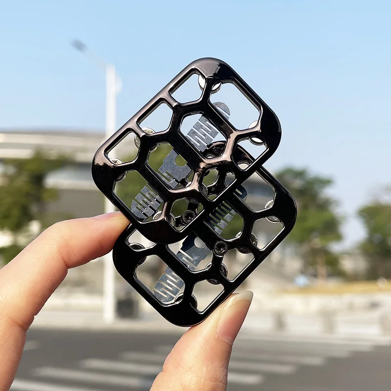 Unlimited Pushing Slider Hollow Out Zinc Magnetic Push Slider Fidget Toys Office Desktop Decompression Toys ADHD Tools