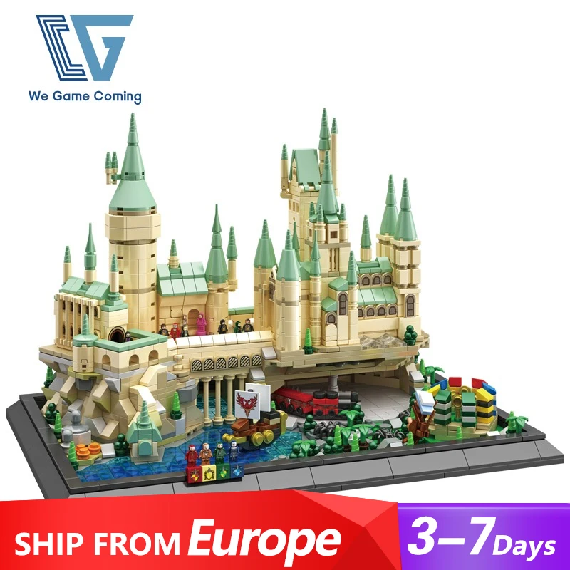 Movie MOC 66043 Magic Academy School of Wizardry Architektur Model 1988PCS Building Blocks Brick Puzzle Toys for Christmas Gift