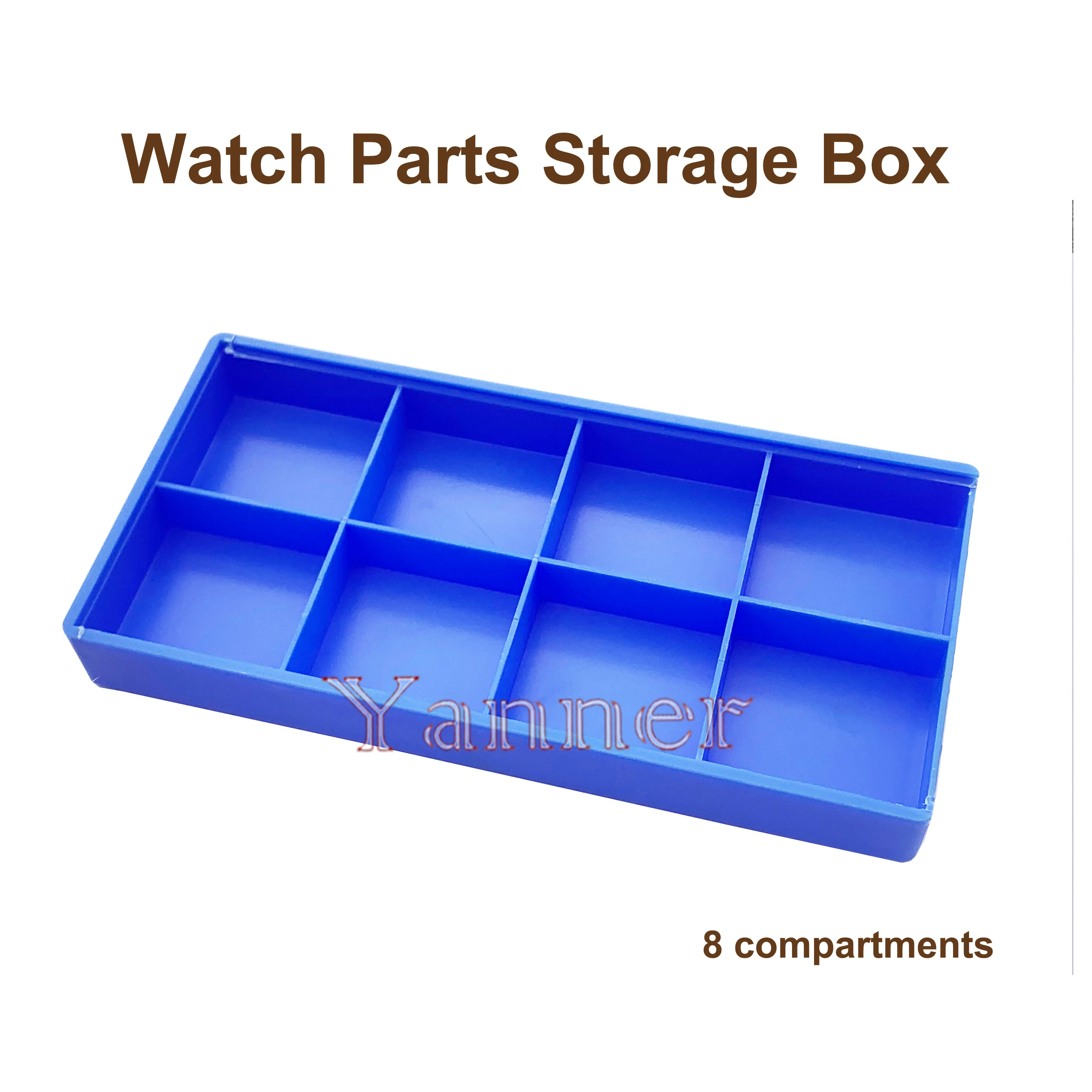 Parts Storage Box Compartment Watch Parts Organizer Plastic Beads Earring Container