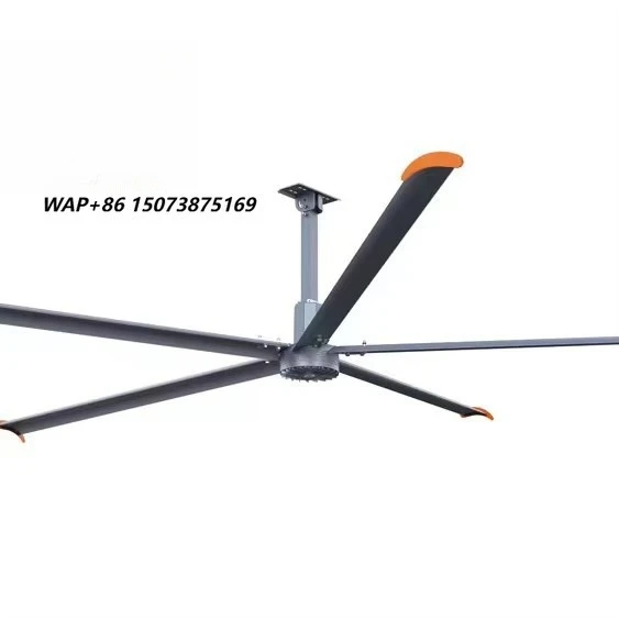 Diameter 20ft Energy Saving 6.1m6 Aluminum Alloy Blades Low Noise Big Ceiling Fans HVLS Industrial Fan for Factory and Warehouse