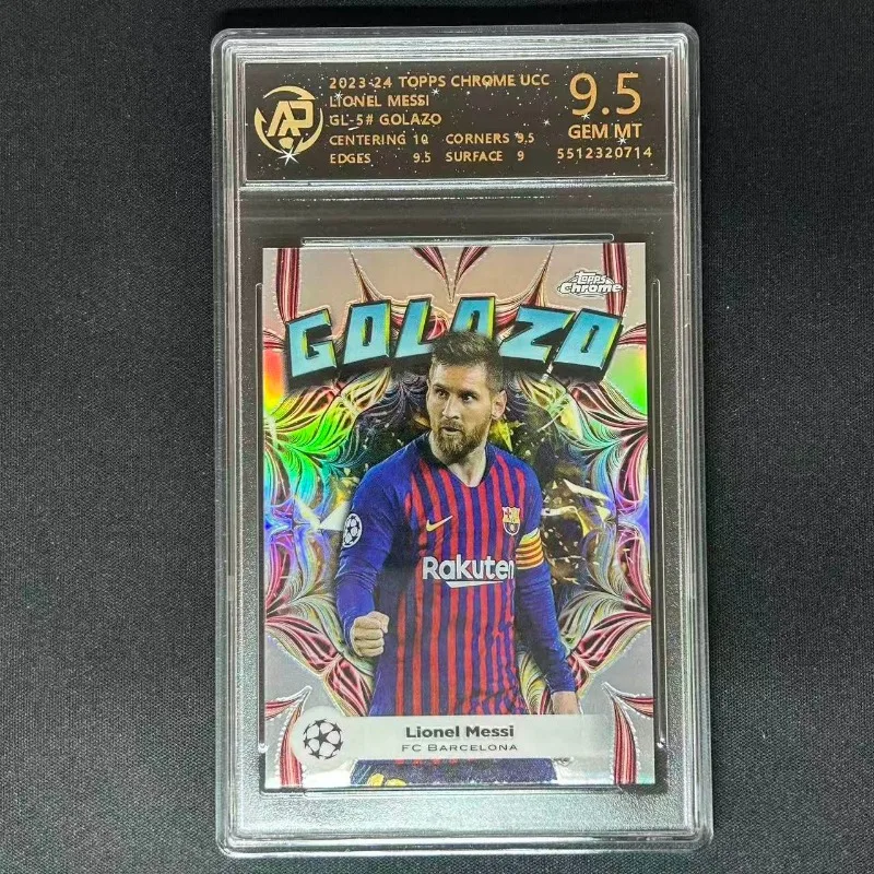Cartes individuelles de stars du football Ronaldo Messi Mbappé Haaland Neymar Real Madrid Coupe du monde Collection pour les fans de football