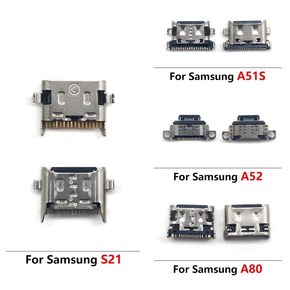 80Pcs , Usb Charging Charger Micro Port Dock Connector Socket for Samsung A30S A50S A31 A71 A32 A51 A52 A72 A70S A80 A30