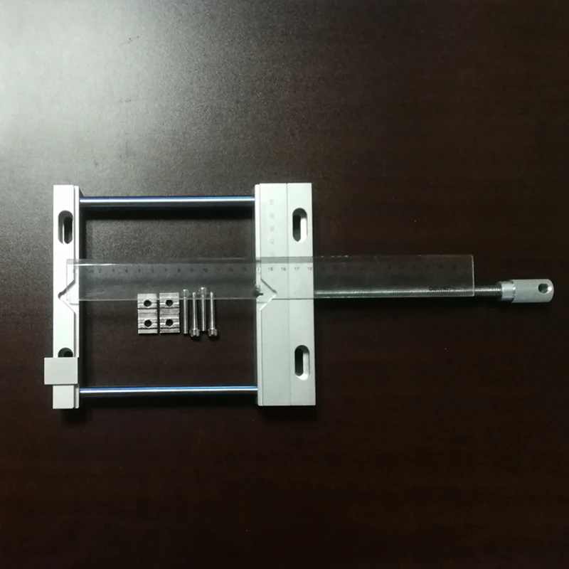 LY Flat Tongs Aluminum Alloy Bench Vise Drill Parallel-Jaw Vice Plain Vise QGG for CNC Engraving Milling Machine Use