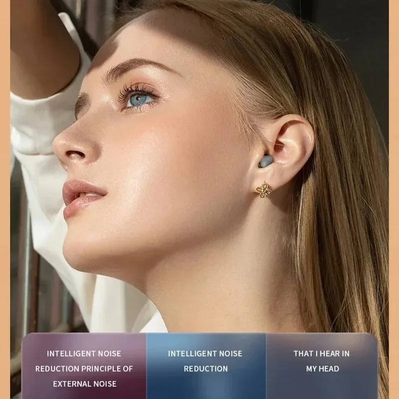 

Mini Sleep Wireless Bluetooth Headphones TWS Headsets With Mic Stereo Sport In-ear EarphoneLong Standby HD Call Earbuds Game