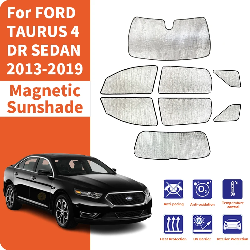 Custom Car Window Sunshade Anti-UV Car Sun Window Visors Sunshade Covers Accessories For FORD TAURUS 4 DR SEDAN 2013-2019