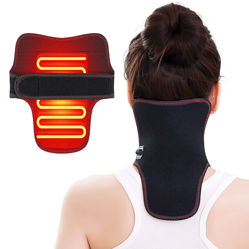 

USB Heating Cervical Protection Belt Charging Heating Car Neck Protection Belt Neck Hot Compress To Keep Neck Warm Household 5V