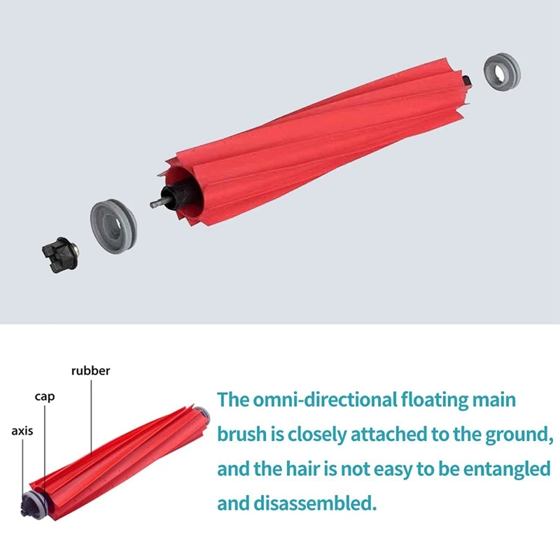 قطع غيار مكنسة كهربائية ، فرشاة رئيسية ، فلاتر هيبا ، قماش ممسحة ، ملحقات لشاومي روبوروك T7S ، T7S Plus ، S7 ، الأعلى مبيعًا