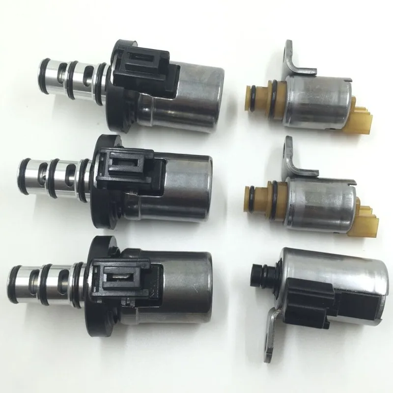 6PCS Original 4F27E FNR5 48420KR FN4AEL FN4A-EL Transmission Shift PWM EPC Solenoid Kit Set For Ford Mazda 2 3 5 6 CX7 Protege