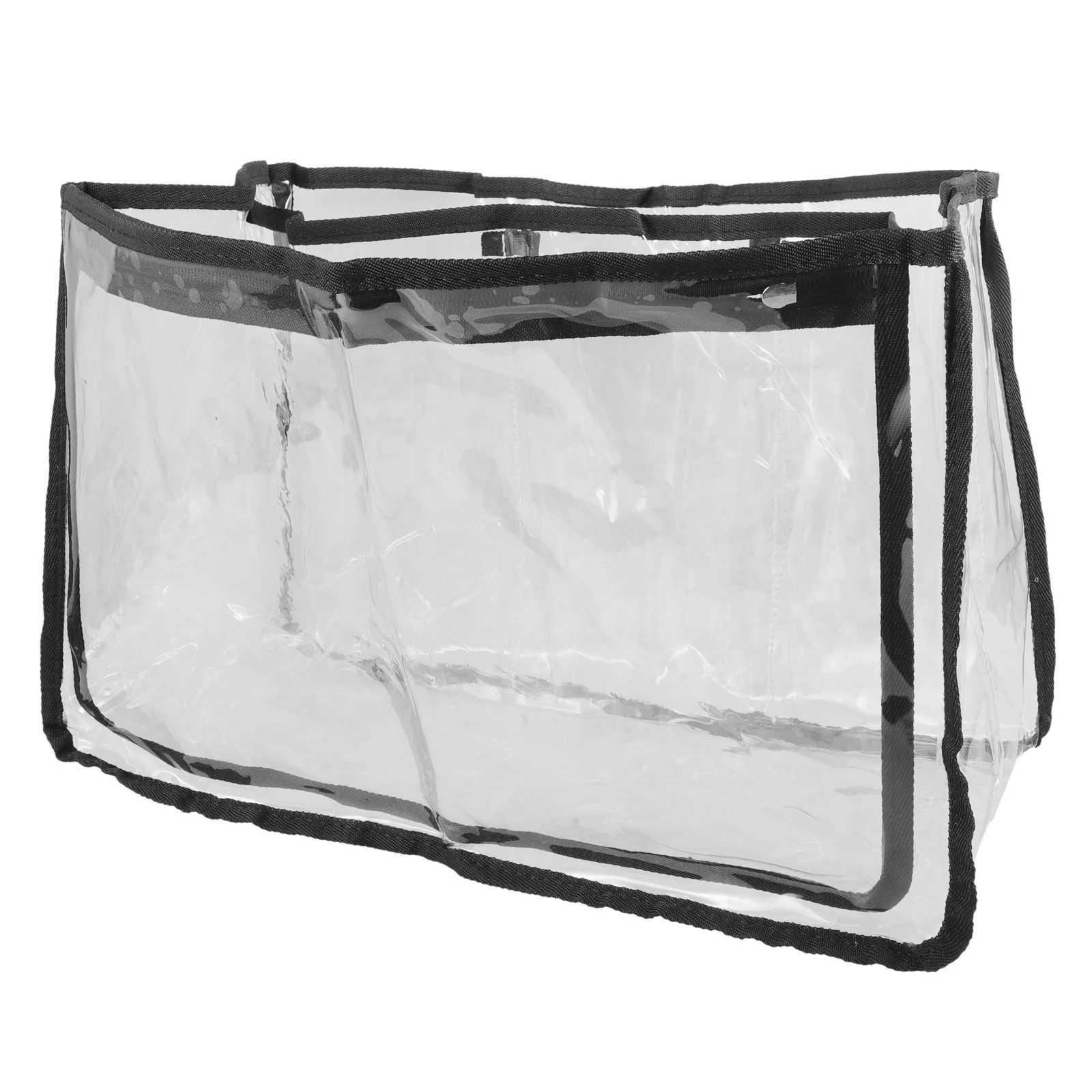 

Transparent Beach Bag Large Capacity Tote Party Reusable Plastic Pouch Portable Travel Outdoor Carrying Bag for Women