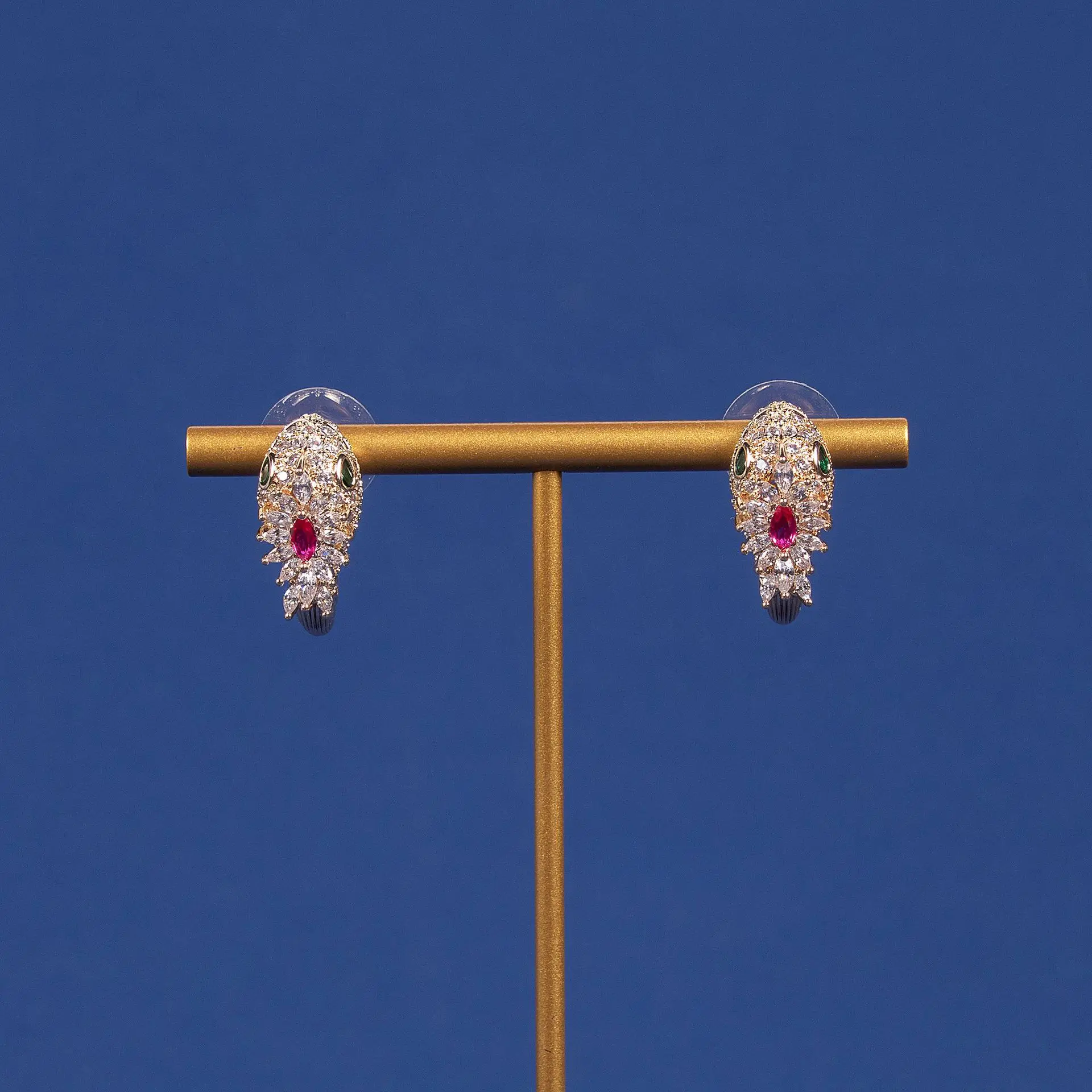 

Новые серьги в стиле лёгкой роскоши, в форме змеи, с цирконами, серебряная игла S925, простые, персонализированные, оптом.