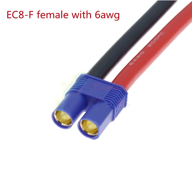 Original stock EC8E male and female head with 6AWG high current panel fixed installation plug