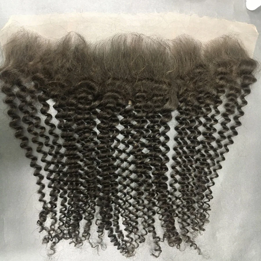 SKINLIKE Echthaar HD Lace Frontal Melt Skins Gerade Unsichtbare HD Lace Closure, Tiefwelle, Kinky Curly, Wasserwelle – Detail 14
