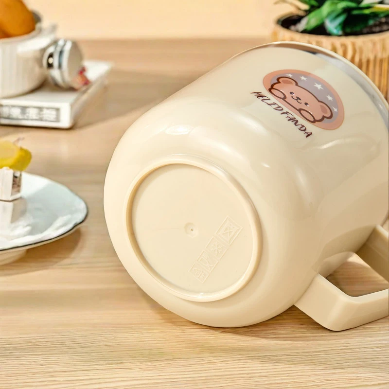 كوب ماء لطيف كابيبارا 316 من الفولاذ المقاوم للصدأ للأطفال مع شفاطة 270 مل كوب معزول مزدوج الجدار كوب قهوة حليب مانع للتسرب